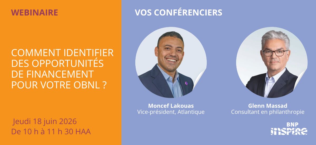 Webinaire identifier des opportunités de financement
